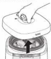 TEFAL CY3601 - The lid can be opened once all the steam is released from the pressure regulator. - 3