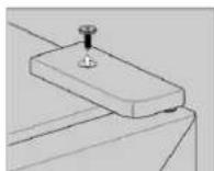 BOMANN KSG 7351 - Replacing the door hinge - 1