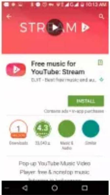 STREAM Free music for YouTube: Stream DJIT - Beat free music; and wu... INSTALL Conserve ads = in-app purchases 1 Download 4.3 Music & Audio Similar Pop-up YouTube Music Video Player: free & nonstop music; Welcome to fall-through