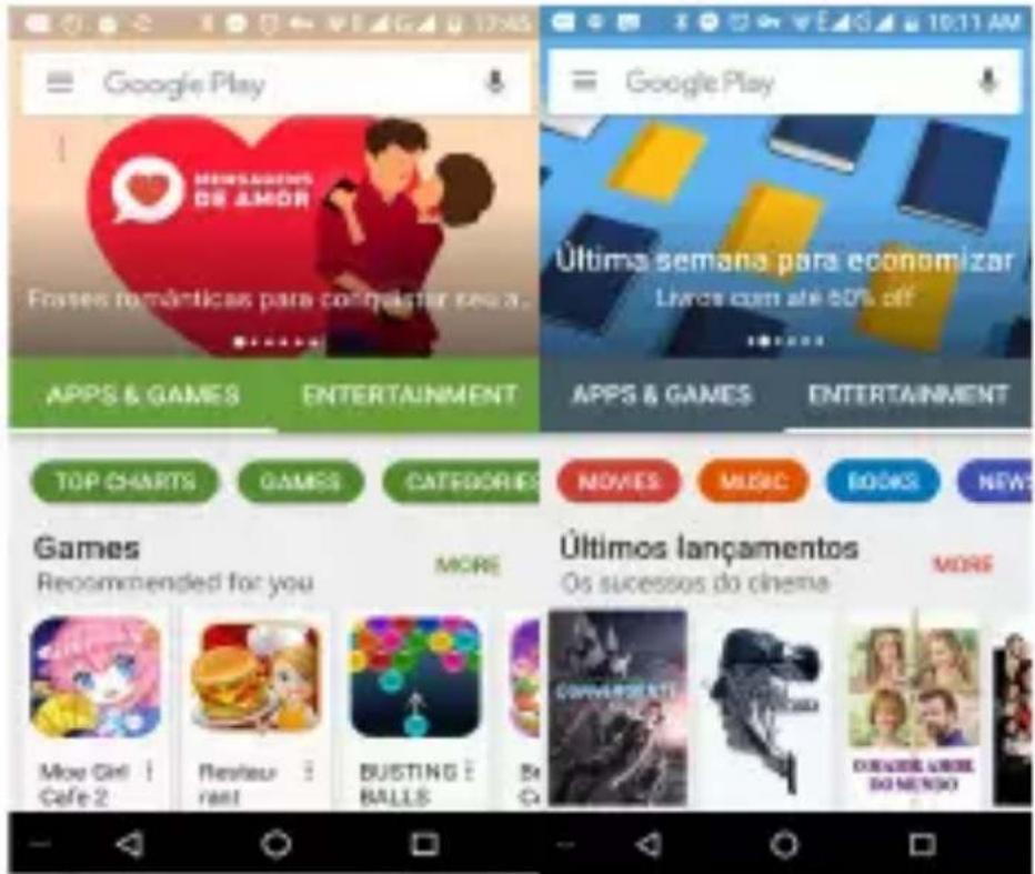 Google Play NEWSAÑOS DE AMOR Frases románticas para compaístar ses a... APPS & GAMES ENTERTAINMENT Google Play Última semana para economizar Lirios com ate 60% off APPS & GAMES ENTERTAINMENT TOP CHARTS GAMES CATEGORIES NOVES MUSIC BOOKS NEW Games Recommended for you MORE Últimos lançamentos Os sucessos do cinema MORE Moy Girl | Café 2 Restaurant BUSTING BALLS Disney TV Disney SINOVO
