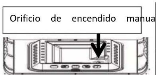 Orificio de encendido manua