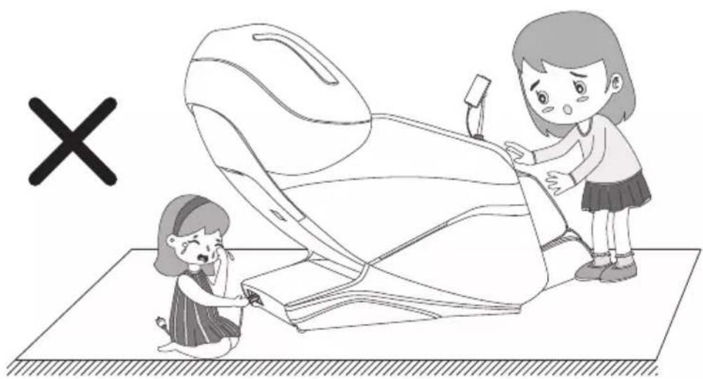 Illustration of a child and an adult examining a medical machine with a cross symbol (no text or labels)