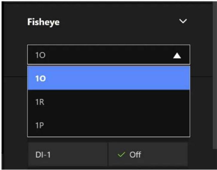 Fisheye 10 10 1R 1P DI-1 ✓ Off