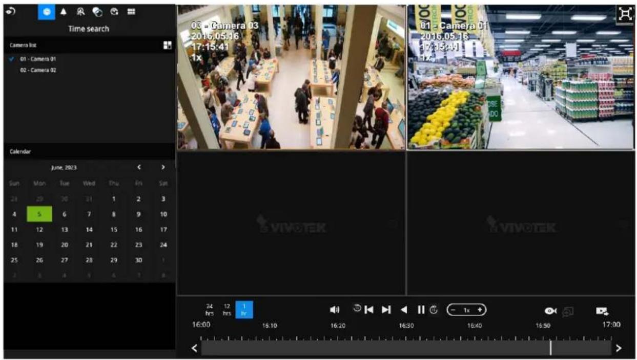 Time search Camera list 01 - Camera 01 02 - Camera 02 03 - Camera 03 2016.05.16 17:15:41 1x 01 - Camera 01 2016.05.16 17:15:41 VIVO-TEK VIVO-TEK Calendar June, 2023 Sun Mon Tue Wed Thu Fri Sat 28 29 30 31 1 2 3 4 5 6 7 8 9 10 11 12 13 14 15 16 17 18 19 20 21 22 23 24 25 26 27 28 29 30 1 2 3 4 5 6 7 8 24 hrs 12 hrs 1 hr 16:00 16:10 16:20 16:30 18:40 16:50 17:00