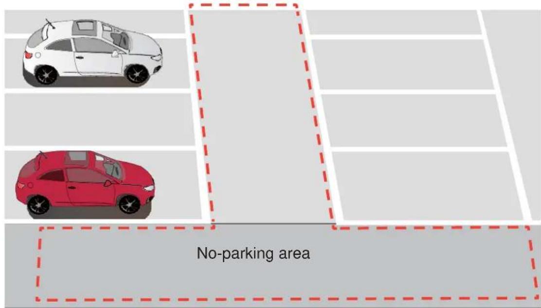 No-parking area