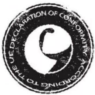 THE UDEDECLARATION OF CONFORMITY ACCORDING TO THE