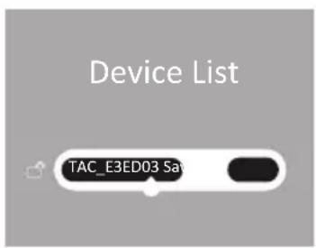 Device List TAC_E3ED03 Sa