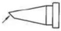 Weller ET-S - Bestell-Nr. Modell Beschreibung Breite A Dicke B Länge C Order-No Model Description Width A Length BLength C - 17
