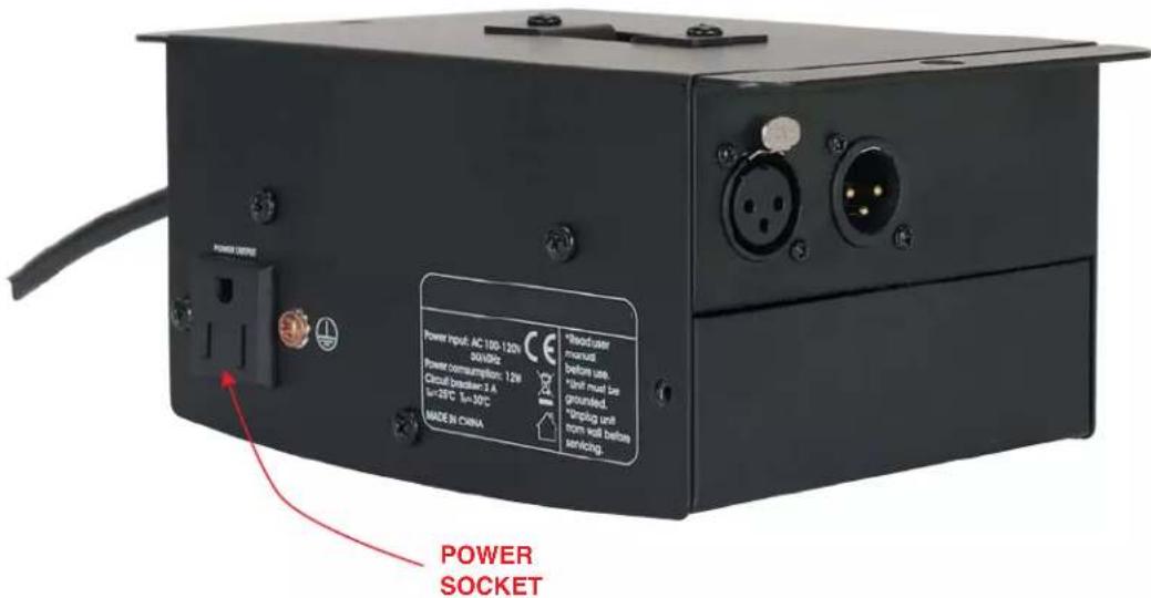 POWER SOCKET Power Input: AC 100-120V 30/180C Power consumption: 1.2W Circuit Protection: 3 A 5m-28°C Tn-30°C *Readjuster manual before unit. *Build must be grounded. *Spiping unit normal wall before servicing. MODE IN CHINA POWER SOCKET