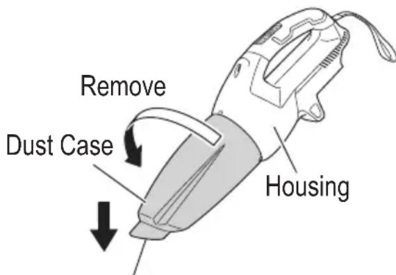 Remove Dust Case Housing
