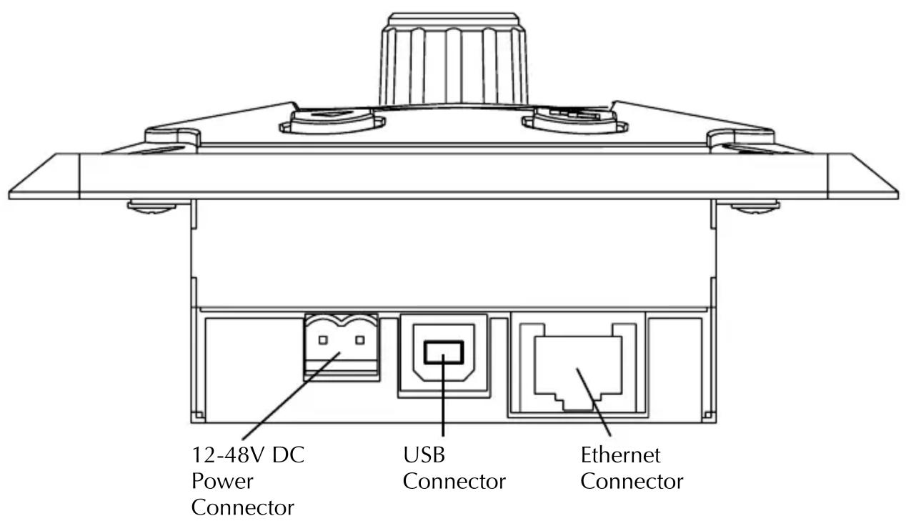 12-48V DC Power Connector USB Connector Ethernet Connector