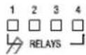 AMX NetLinx NX-4200 - RELAYS LEDs - 2