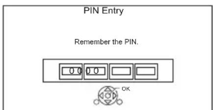 PIN Entry Remember the PIN.