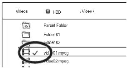 Videos HDD \Video\ Parent Folder Folder 01 Folder 02 vid 001.mpeg Video02.mpeg