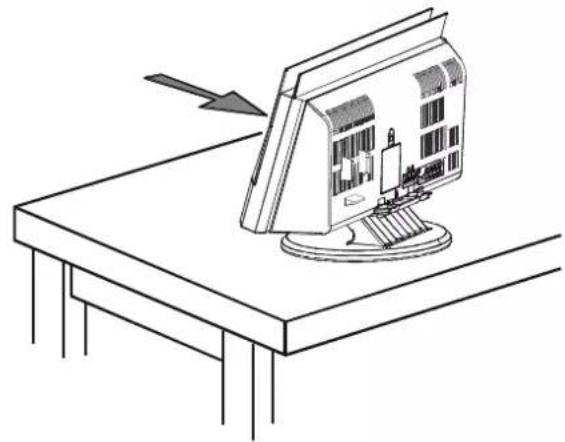 Emerson MS3110 - Attaching The Pedestal Stand - 6