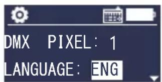 DMX PIXEL: 1 LANGUAGE: ENG