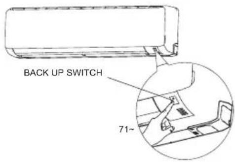 BACK UP SWITCH 71~