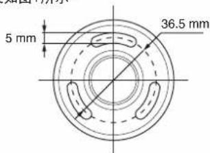 大约 743 mm ① ②