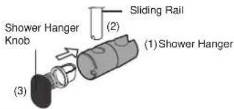 PANASONIC DH-3NP2 - Shower Hanger Installation - 3