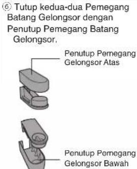 PANASONIC DH-3NP2 - Pemasangan Penyangkut Pancuran. - 6