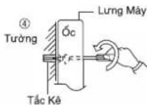 PANASONIC DH-3HS2 - Cách lắp cố định máy nước nóng - 4