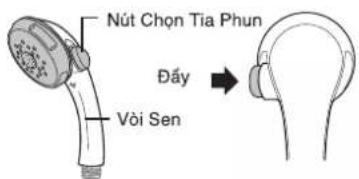 Nút Chọn Tia Phun Dây Vòi Sen