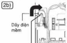 PANASONIC DH-3HS2 - ②Bì Đi dây điện tử phía sau Lưng máy (Bè gãy phần nhựa chỉ định). - 1