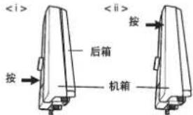 按 后箱 机箱 按