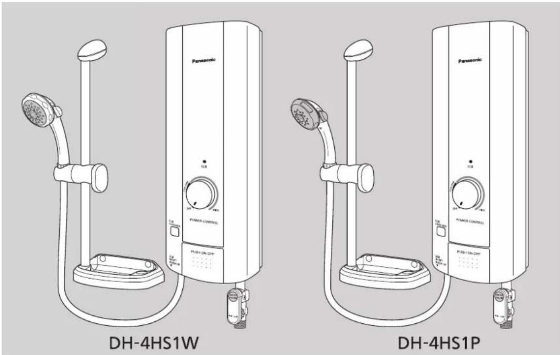 Panasonic POWER CONTROL PUSH ON OFF DH-4HS1W Panasonic POWER CONTROL PUSH ON OFF DH-4HS1P
