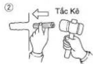 PANASONIC DH-4HS1P - Lắp đặt trên tưởng bê tông, tưởng gạch hoặc tưởng gạch men - 2
