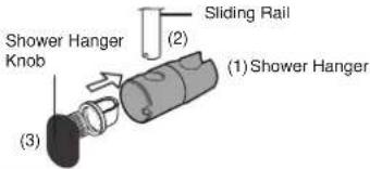 PANASONIC DH-3ND1 - Shower Hanger Installation (DH-3ND1, DH-3NDP1) - 3