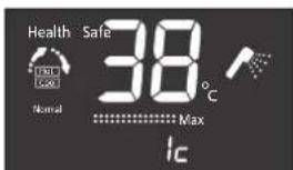 Health Safe 170.0 15:30 Normal 38°C Max ic