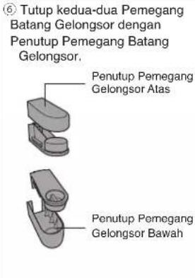 PANASONIC DH-3ND1 - Pemasangan Penyangkut Pancuran. (DH-3ND1, DH-3NDP1) - 6