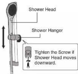 PANASONIC DH-3ND1 - Shower Hanger Installation (DH-3ND1, DH-3NDP1) - 7