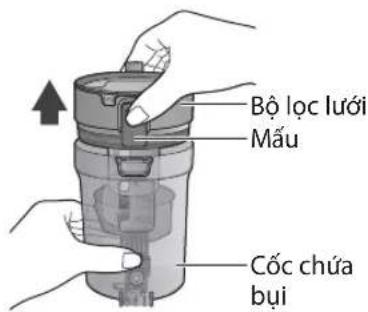 Bộ lọc luối Mẫu Cốc chứa bụi