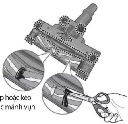 p hoặc kéo c mảnh vụn