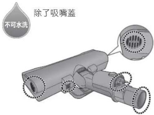 不可水洗 除了吸嘴盖