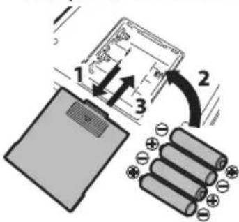Diagramm, das den Batterieladevorgang mit beschrifteten Komponenten und Ladungserfassung veranschaulicht
