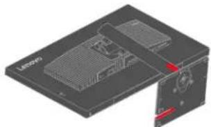 LENOVO ThinkVision P32pz-30 - Monitorbasis und Ständer abnehmen - 2