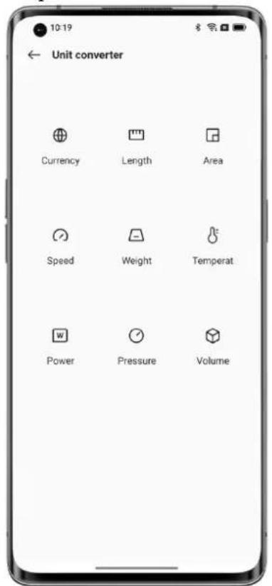 10:19 ← Unit converter Currency Length Area Speed Weight Temperat Power Pressure Volume