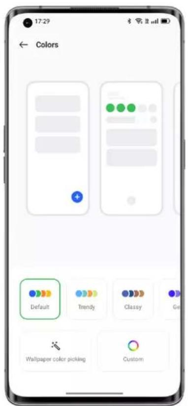 17:29 Colors Default Trendy Classy Ge Wallpaper color picking Custom