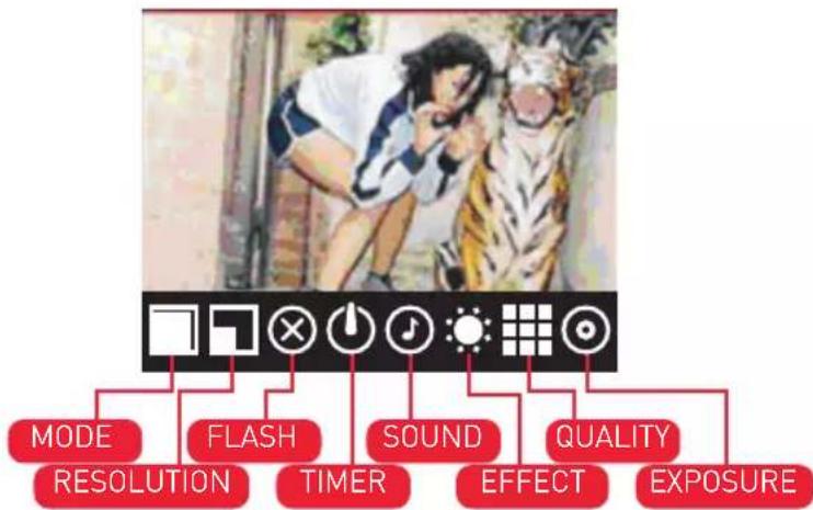 SAGEM Puma - Settings before taking a photo - 1