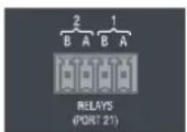 AMX DVX-2265-4K - RELAY Ports - 1