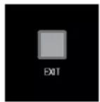 AMX DVX-2265-4K - EXIT Pushbutton - 1