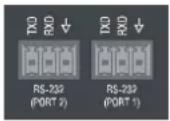 AMX DVX-2265-4K - RS232 Ports - 1