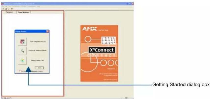 ANX Connect Getting Started dialog box