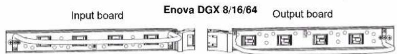 Input board Enova DGX 8/16/64 Output board