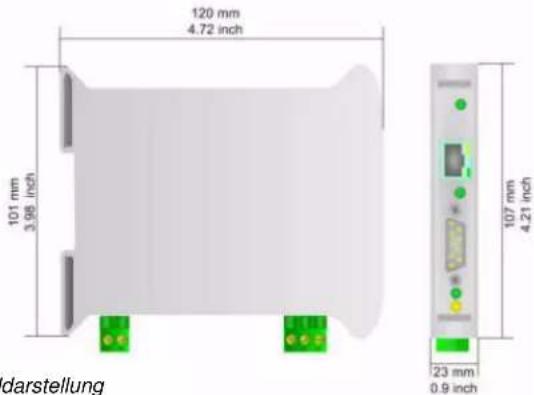 120 mm 4.72 inch 101 mm 3.98 inch 107 mm 4.21 inch 23 mm 0.9 inch darstellung
