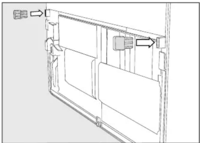 MIELE FN 4879 C ws - Beiliegende Wandabstandhalter montieren - 1