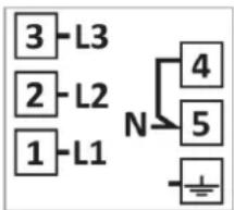 3-L3 2-L2 1-L1 N 4 5 ±